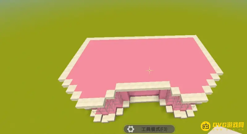 《迷你世界》粉色别墅建造教程