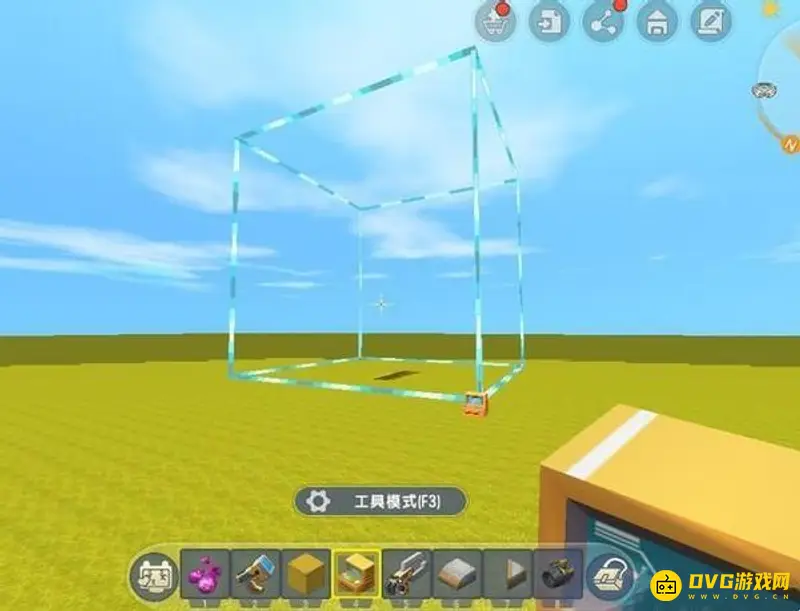 《迷你世界》军用战斗机制作教程