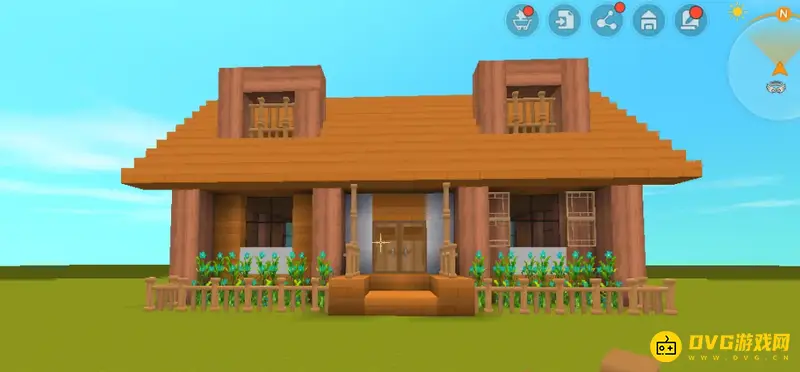 《迷你世界》花园洋房建造教程