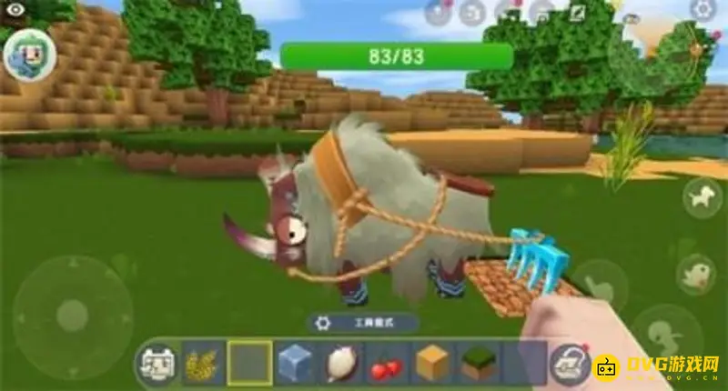 《迷你世界》牛耕地方法详解