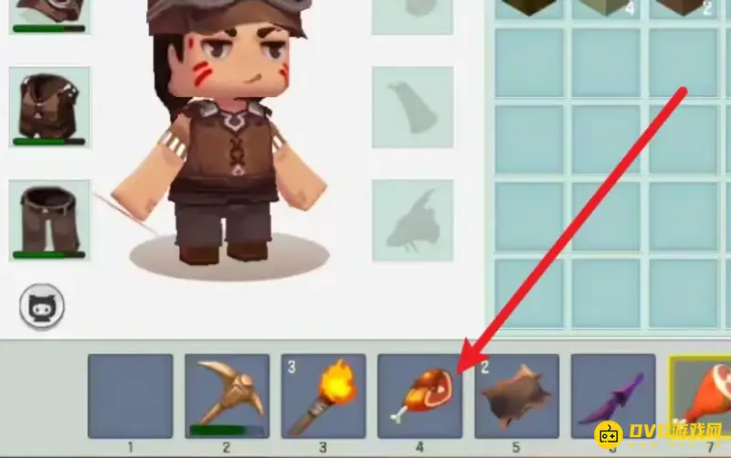 《迷你世界》怎么吃东西