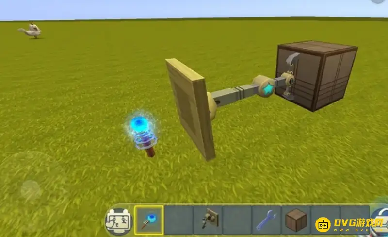 《迷你世界》推拉机械臂使用教程
