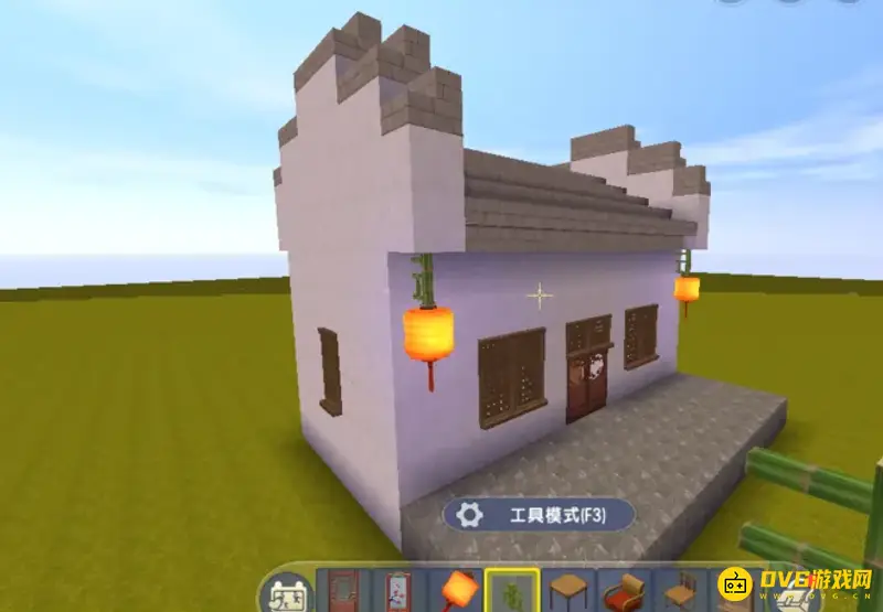 《迷你世界》国风房子建造教程