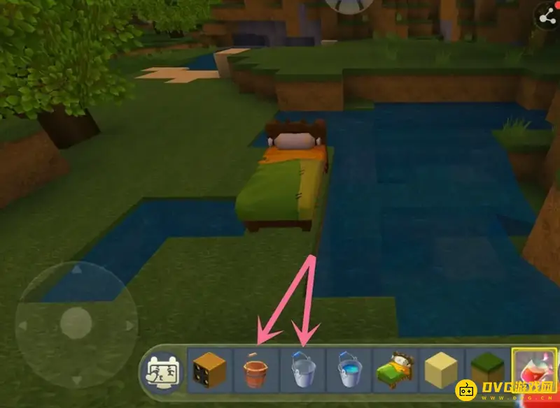 《迷你世界》水怎么抽干-抽干水域的方法