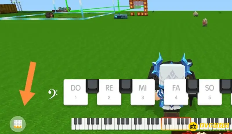 《迷你世界》钢琴起风了弹奏教程