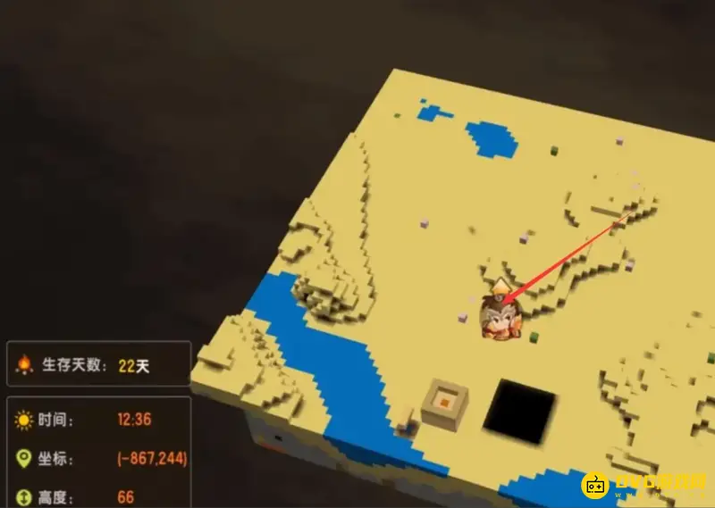 《迷你世界》沙漠神殿寻找攻略