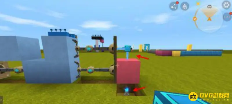 《迷你世界》机械臂制作自动门详解