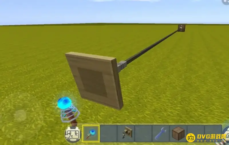 《迷你世界》推拉机械臂使用教程