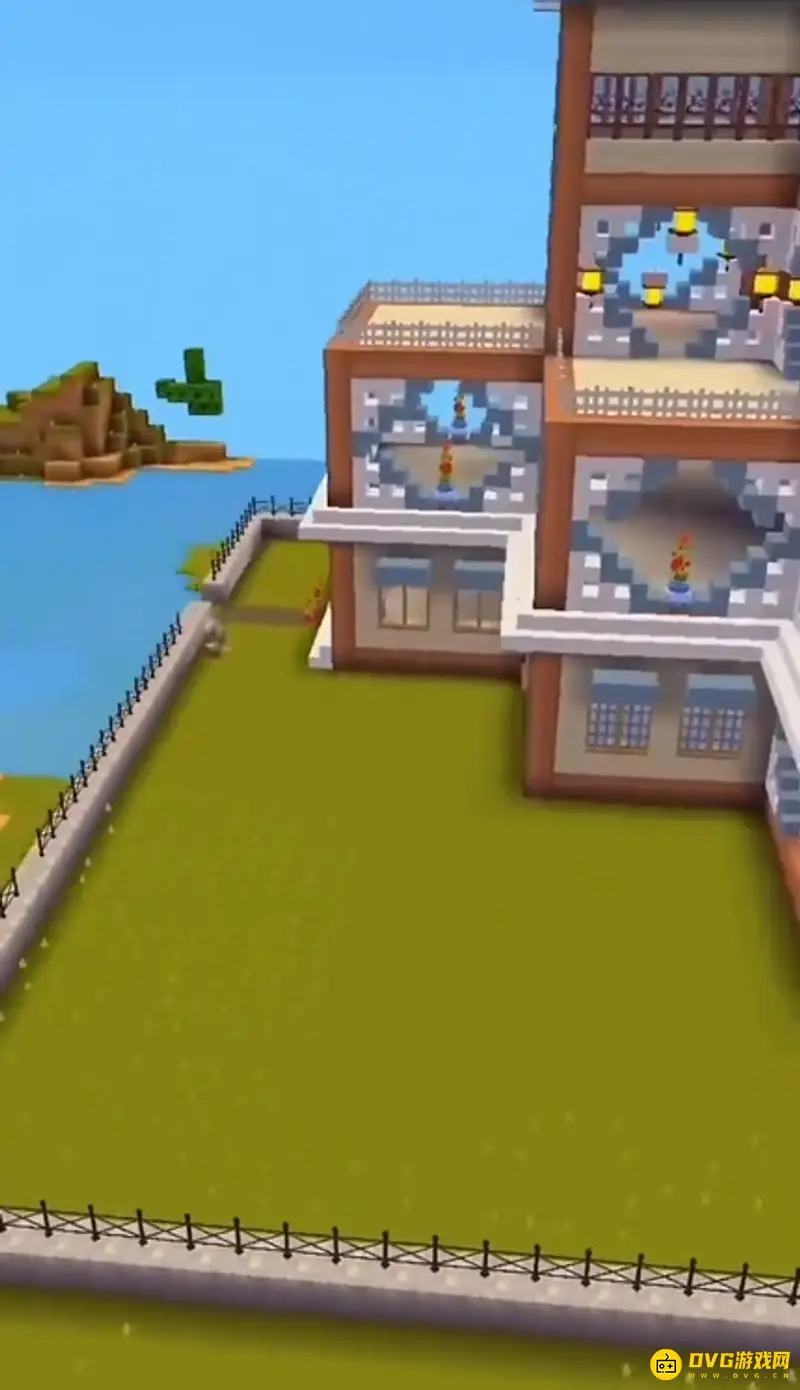 《迷你世界》4层豪华别墅建造指南
