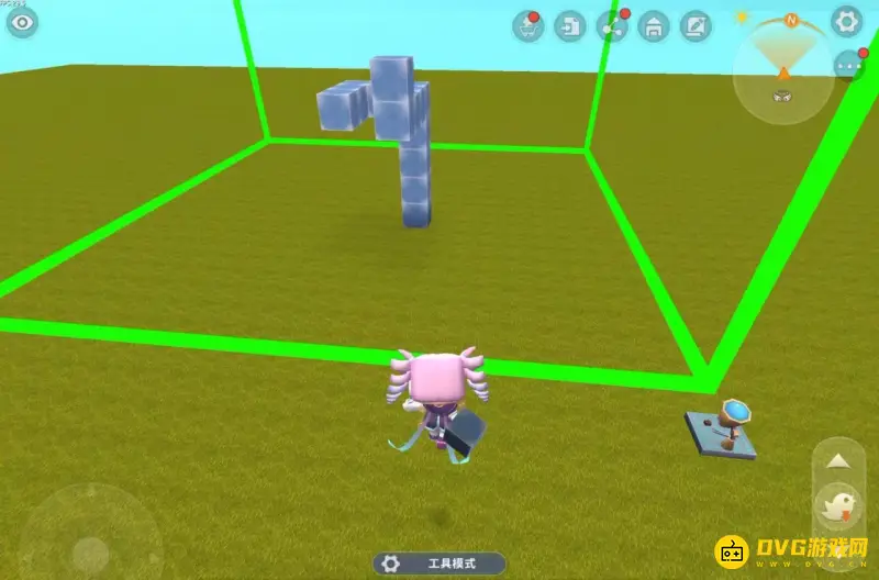 《迷你世界》快速获得大面积平地攻略