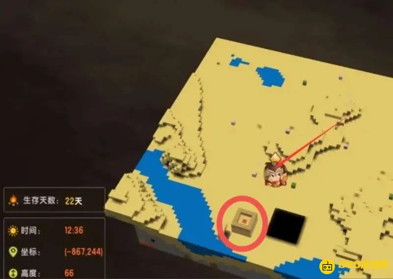《迷你世界》沙漠神殿寻找指南
