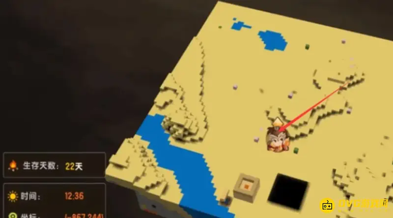 《迷你世界》沙漠遗迹位置详解