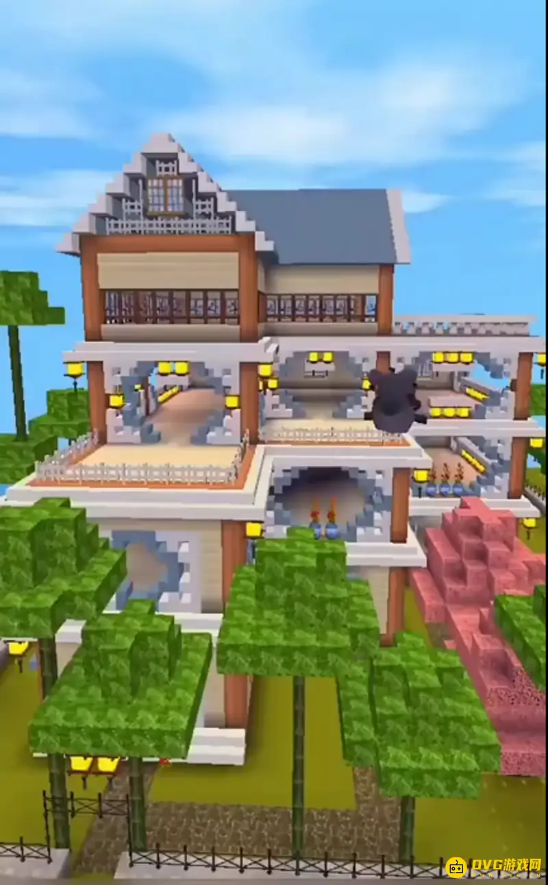 《迷你世界》4层豪华别墅建造指南