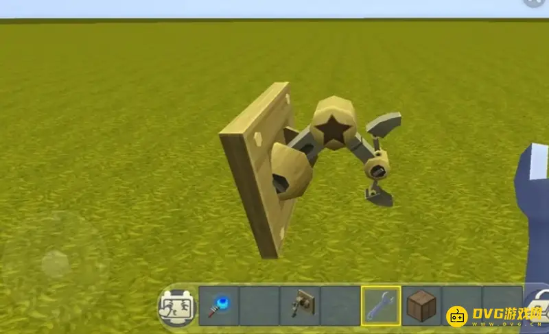 《迷你世界》推拉机械臂使用教程