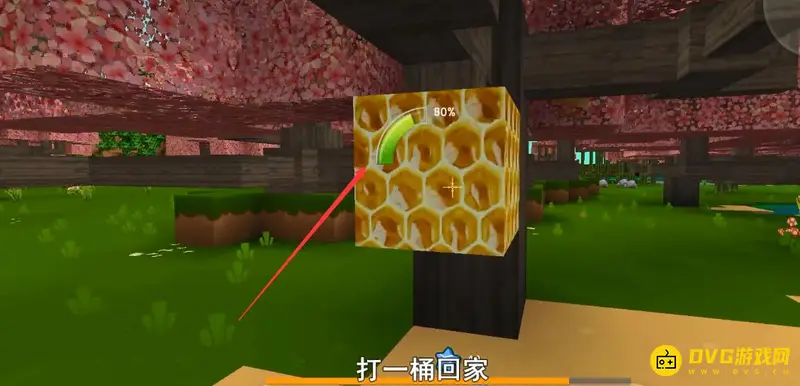 《迷你世界》如何取蜂蜜