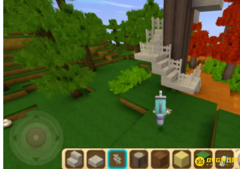 《迷你世界》旋转楼梯制作方法详解