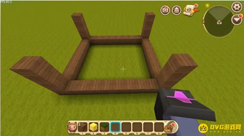 《迷你世界》中怎么做房子