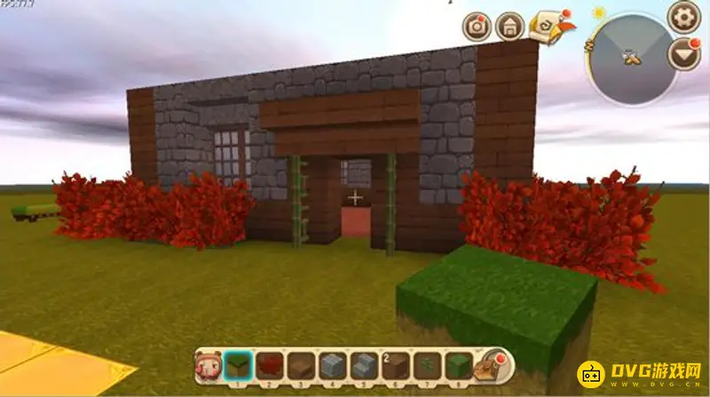 《迷你世界》中怎么做房子
