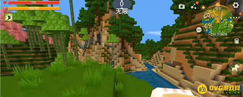 《迷你世界》地图无尽探索-地球是圆的能走到尽头吗