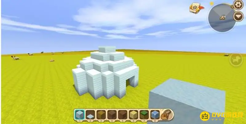 《迷你世界》雪屋建造教程