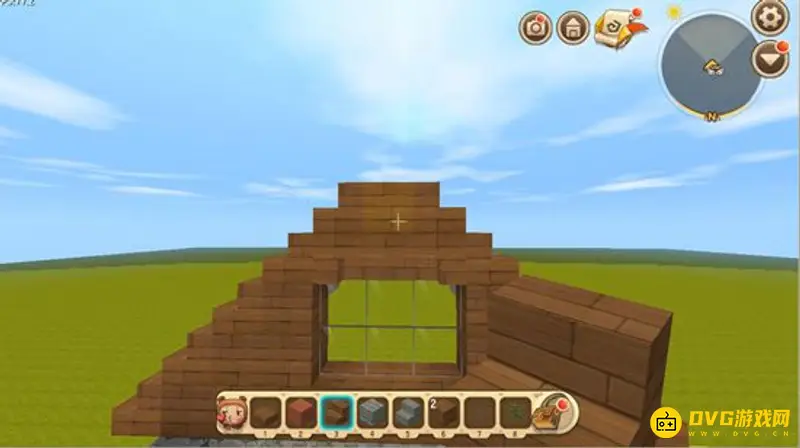 《迷你世界》中怎么做房子