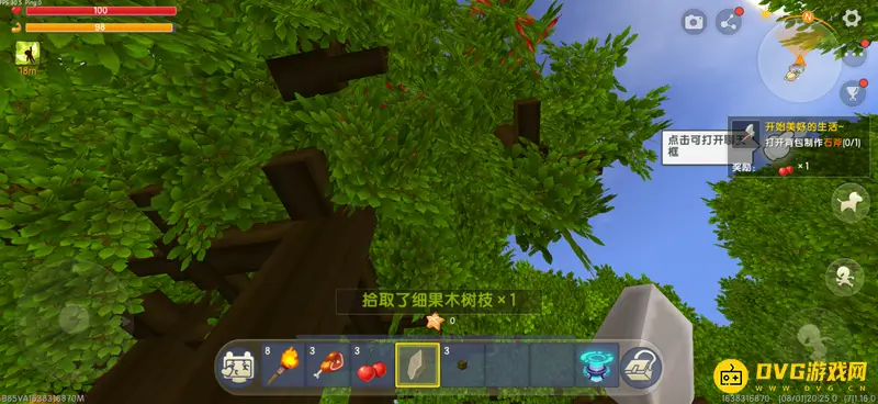 《迷你世界》细果木树枝获取方法详解