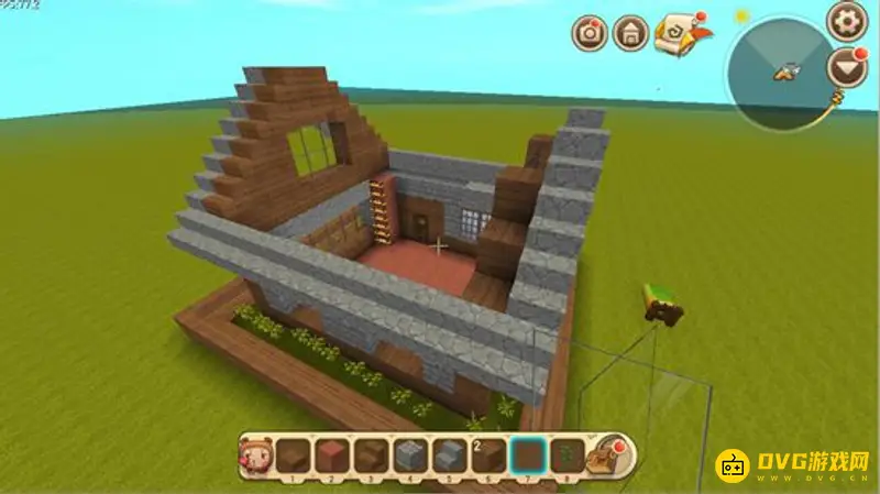 《迷你世界》中怎么做房子