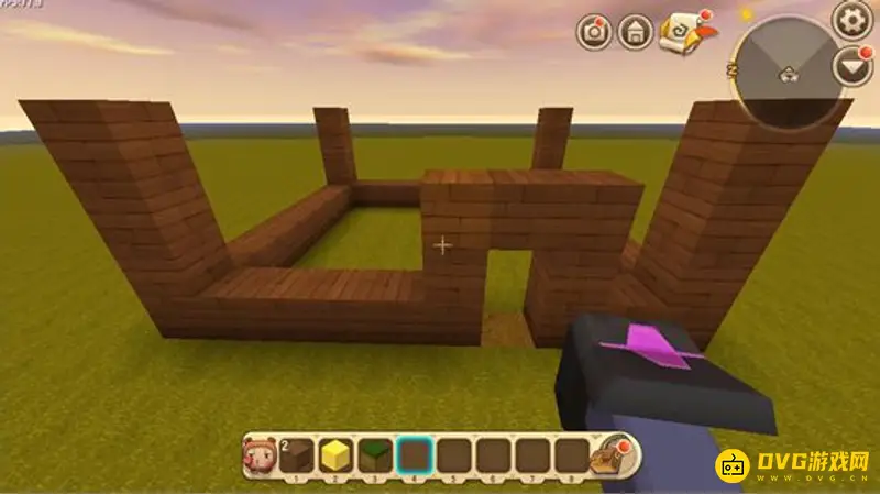 《迷你世界》中怎么做房子