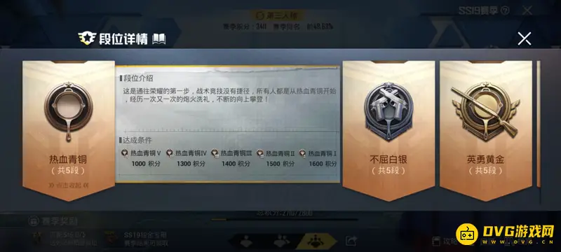 《和平精英》SS19段位上分难度解析