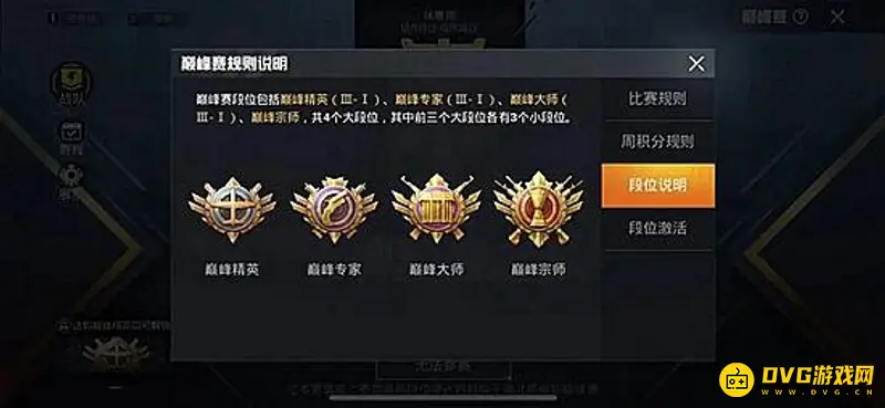 《和平精英》巅峰精英段位解析