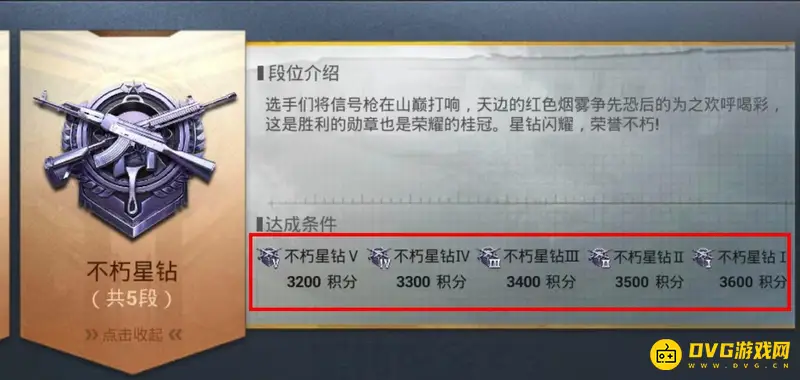 《和平精英》星钻段位解析