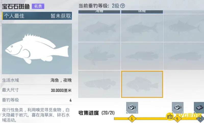 《和平精英》绿洲世界石斑鱼钓点详解