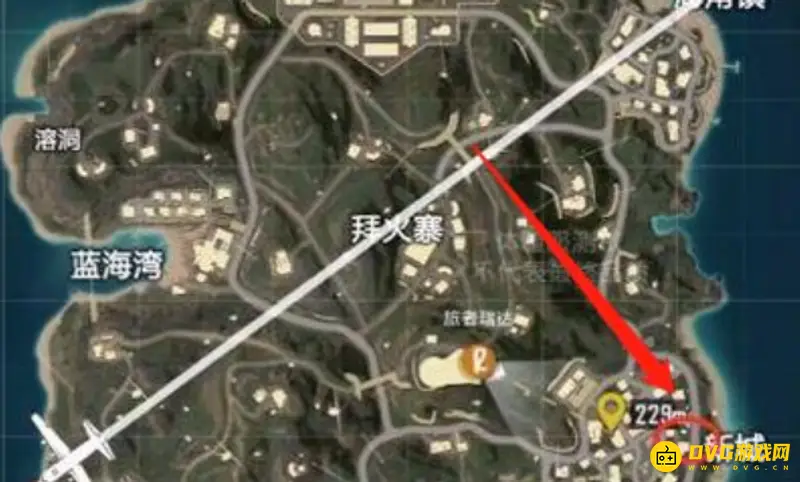 《和平精英》度假岛火箭矢位置详解