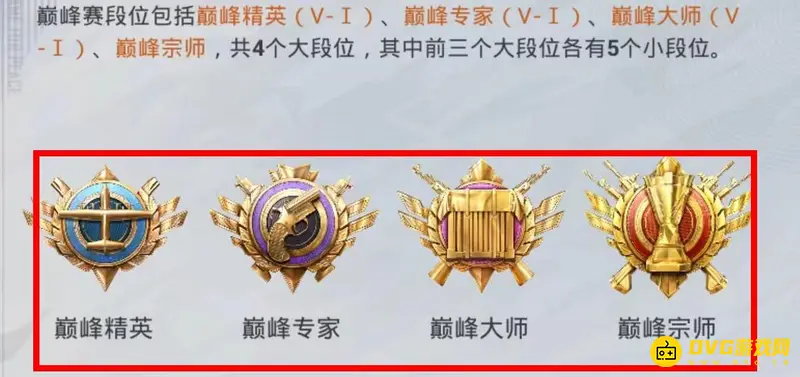 《和平精英》巅峰赛玩法详解