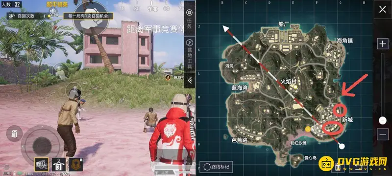 《和平精英》度假岛电梯位置详解