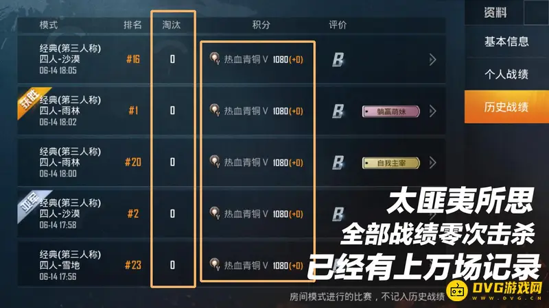 《和平精英》吃鸡加0分原因解析