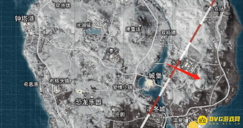《和平精英》雪地地图爱心位置详解