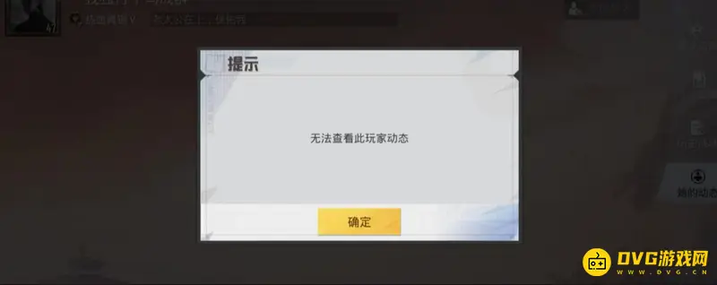 《和平精英》无法查看玩家动态原因解析
