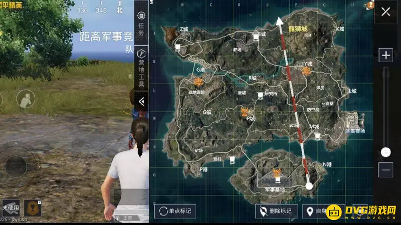《和平精英》孔明灯位置详解