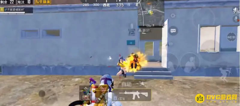 《和平精英》图书馆1v4攻略