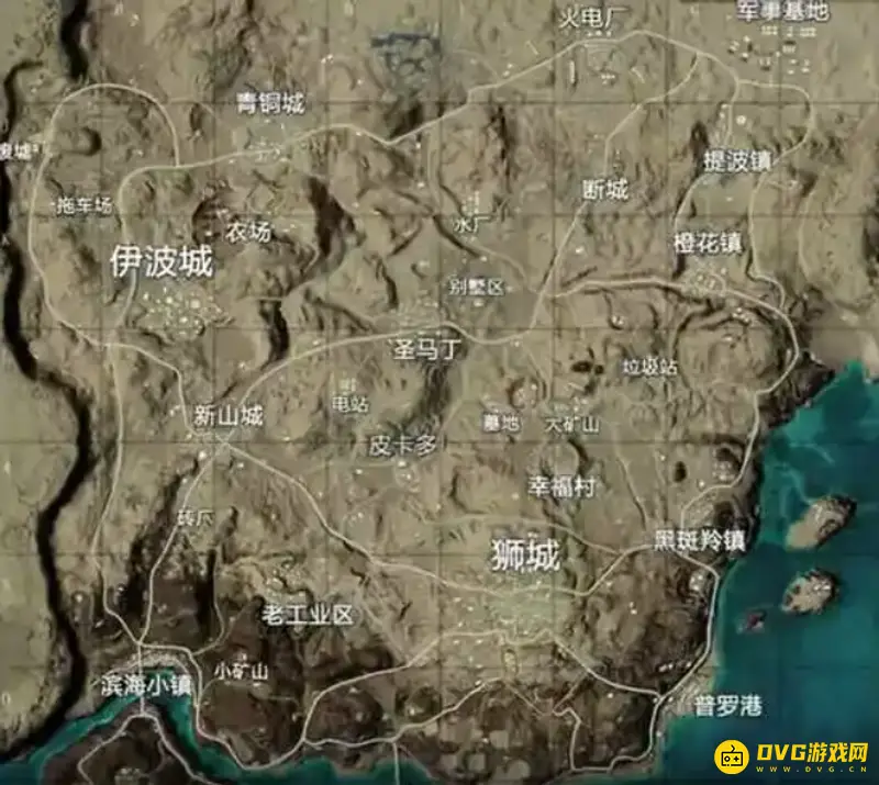 《和平精英》地图加分排行