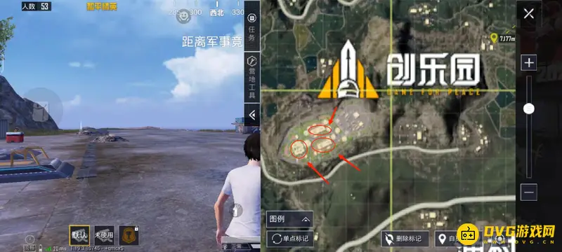 《和平精英》ss19创乐园空投枪位置详解