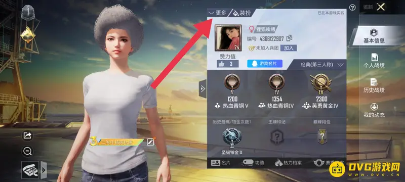 《和平精英》经验进度条查看方法