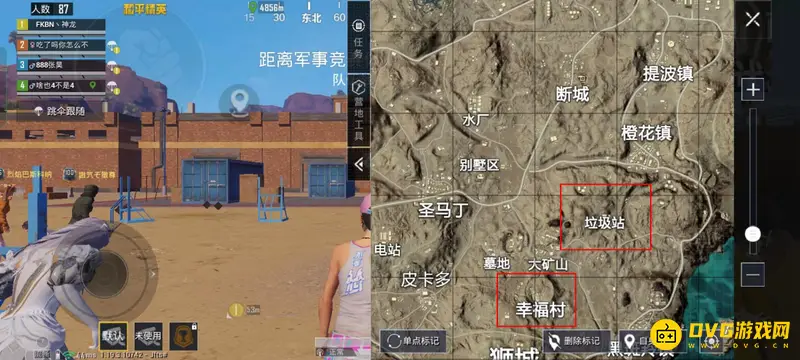 《和平精英》ss19沙漠地图苟分点详解