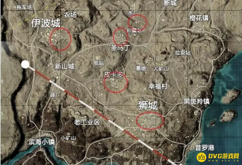 《和平精英》沙漠图自动贩卖机位置详解