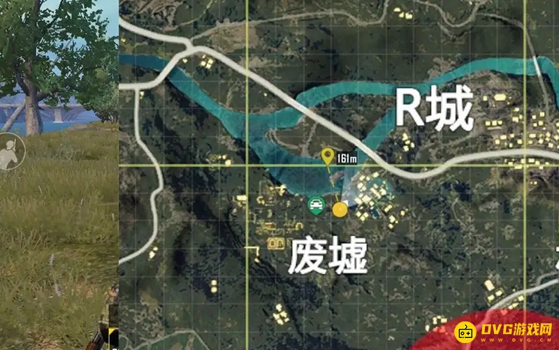 《和平精英》沙漠地图爱心坑位置解析