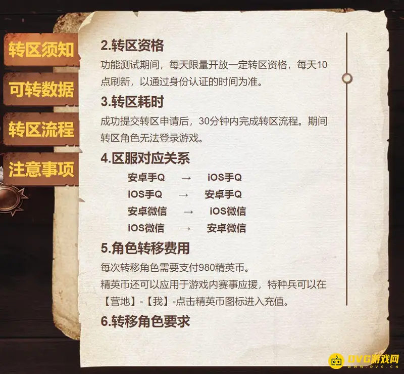 《和平精英》转区车币政策