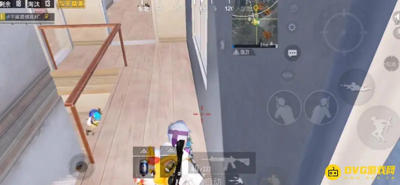 《和平精英》图书馆1v4攻略