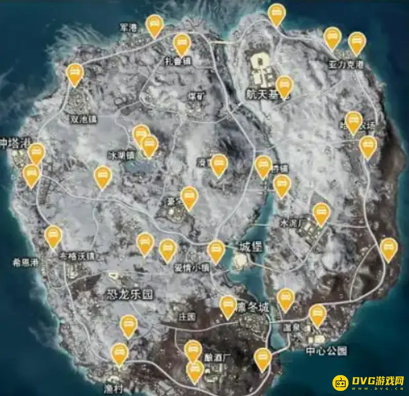《和平精英》地图加分排行