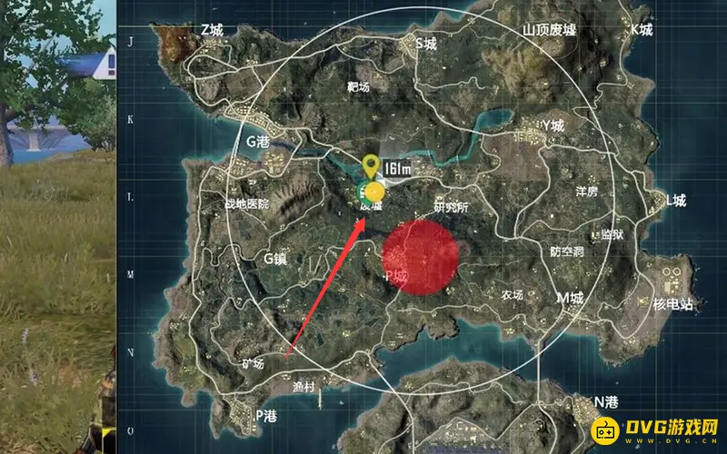 《和平精英》沙漠地图爱心坑位置解析